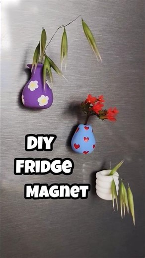 DIY Fridge Magnets Using || Super Clay ||#diy #yt