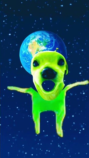 There’s an alien dog in space singing