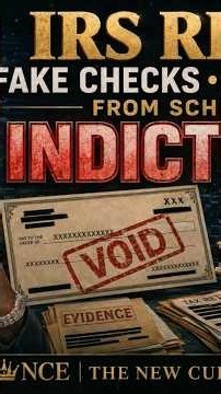 🚨IRS Risks: Fake checks, wire fraud, and indictment🚩