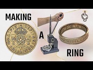 Making My Very First Narrow Band Two Shillings Coin Ring