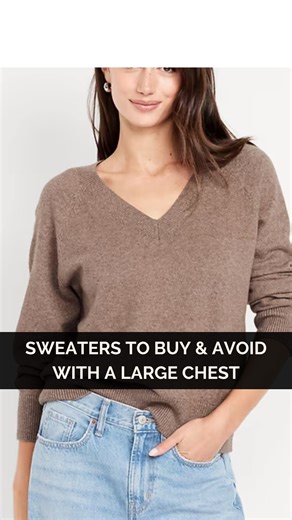 Nashville Personal Stylists | Blair Moore✨ | Larger chested ladies, we feel ya. 💥 comment “sweaters” to get 10 styles that will flatter and minimize a larger chest. 👏🏼 ( ‼️ u need to... | Instagram