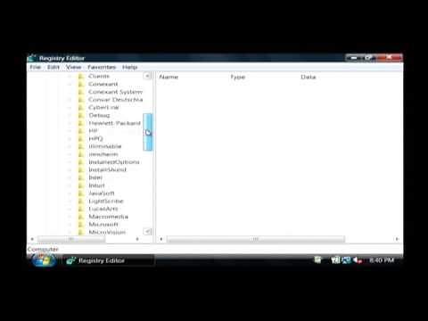 Computer Training : How to Open the Windows Registry Editor