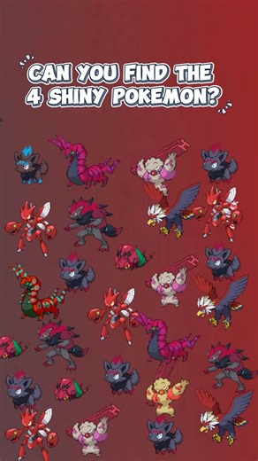 Gameboi Carti on Instagram: "Can you find the 4 Shiny Pokemon? #pokemon #pokemonart"
