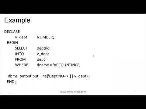 Oracle PLSQL - CURSOR (Implicit and Explicit)