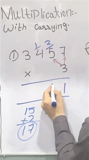Multiplication 4 by 1-digit | Number | long multiplication | #ytshorts #maths #zarbseekho #video