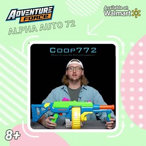 ☀️ Thanks to @coop772 for this full review of the amazing Adventure ForceTM Alpha Auto 72 blaster 😍😍 This legendary blaster includes 72 long-distance darts, 1 removable pop-up sight, 1 removable stock, and 1 dart drum. Check out this awesome review here - https://youtu.be/a8lIRvJQxzE 💥 Blasts darts up to 100 feet 💥 Fully automatic, battery-operated blaster 💥 Largest dart drum capacity on the market 💥 The dart drum holds 72 darts 💥 Ages 8 Repost from @coop772 ⭐️ Available at Walmart, Walma