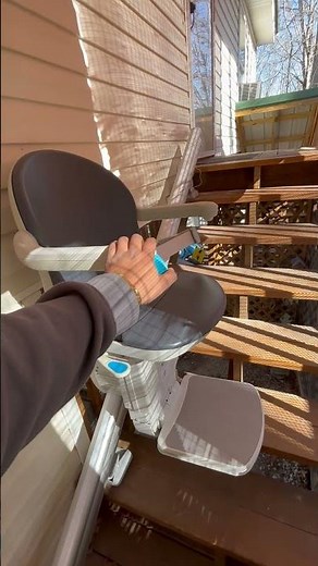 Outdoor Stairlift Post-Install Demo | Handicare 1000 Stairlift | Eatonton GA | HomePro Mobility