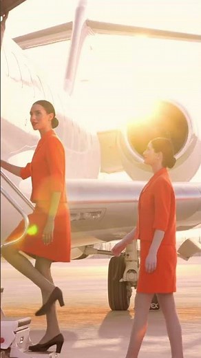 The art of private jet travel orchestrated by Jetex’s team in orange 🛩️🧡
