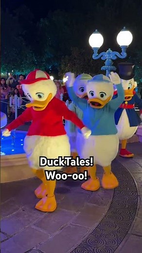 Disney's Ducktales at Disneyland 🦆 #disney #disneyland #ducktales #disneychannel #donaldduck #shorts