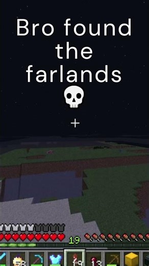 bro found the farlands 💀