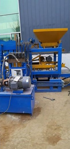 hydraulic concrete cement block making machine for solid brick production #blockmaking