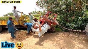 4.1M views · 90K reactions | Mf240 accident funny tractor | kaka sab wala fiat 450 کمال کی ویڈیو خطرناک اور مزاحیہ | Tractor Zone | Facebook