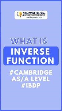 What Is A Inverse Function 💯#igcse #gcse #edexcel