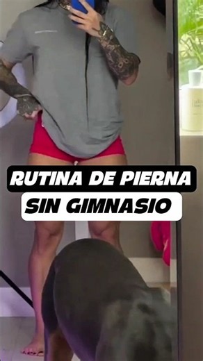 Rutina de pierna en casa 🏠 Si quieres mi reto de entrenamiento en casa para mejorar tu cuerpo