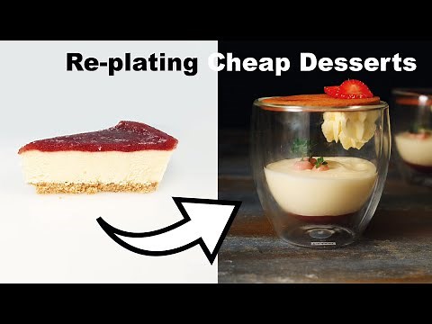 Plating Cheap Frozen Desserts into Gourmet Restaurant Food! How To Cook That Ann Reardon hacks