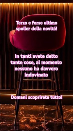 Terzo spoiler e forse l’ultimo prima che vi svelo tutto! Nessuno ha indovinato! #perte #neiperte