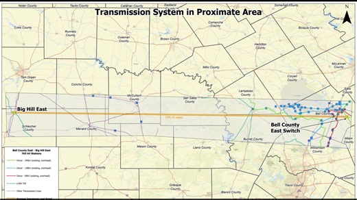 Controversy grows over proposed 200-mile transmission line project in Central Texas