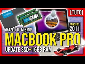 [TUTORIAL] APPLE MACBOOK PRO 13" i5 2011 - Upgrade to SSD and RAM memory expansion