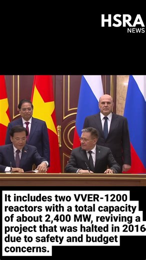 Russia & Vietnam Sign Historic Agreement for First Nuclear Power Plant #breakingnews #russia #news