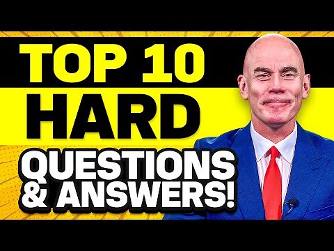 TOP 10 ‘MOST DIFFICULT’ INTERVIEW QUESTIONS & ANSWERS!