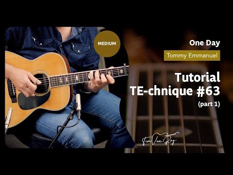 One Day (Tommy Emmanuel) - Tutorial (Part 1)
