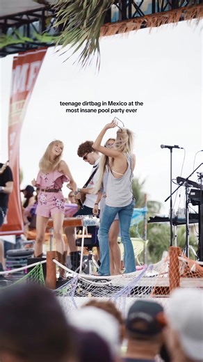Teenage Dirtbag Cover at Insane Pool Party in Mexico