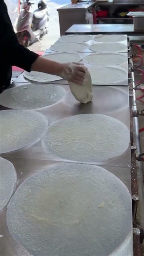 easy process of making spring roll skin#shorts