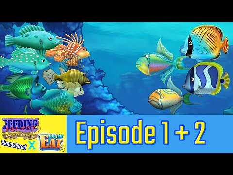 Feeding Frenzy 2 × Let Me Eat 2 Remastered mod Gameplay Episode 1 + 2