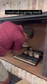 FireSide Grand Oak Gas Log Set Installation