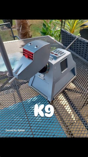 Toy Collector on Instagram: "Affirmative, Master! Meet K9 – The Doctor’s Loyal Robotic Companion 🛸 Straight from the TARDIS and into your feed, this close-up captures the legendary K9, the beloved robotic dog from Doctor Who. First introduced in 1977 during the Fourth Doctor’s era, K9 quickly became a fan favorite for his laser-sharp wit, encyclopedic knowledge, and trusty nose"