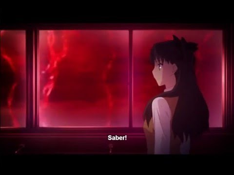 Fate Stay Night | Shirou Summons SABER | AWESOME SCENE HD