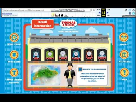 Tour Of The Thomas & Friends 2005 Website Homepage (Australia Edition)