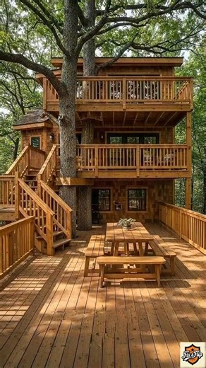 #Build Modern Tree House #YouTubeShorts #Renovation #Viral Short #fyp #FixAndFlip #backyard #viral