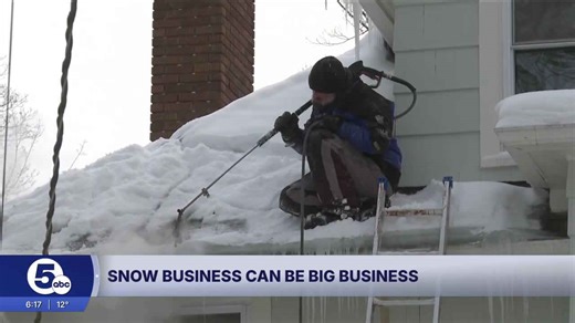 Snow and extreme cold give way to the winter problem of ice dams