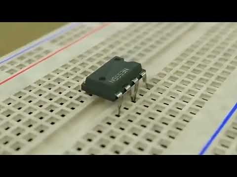 Integrated Circuit Chip Walking To Stayin' Alive Synced to Music