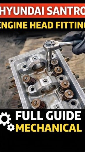 Ai Video Hyundai Santro Engine Head Fitting Full Guide |Complete Mechanical Process Step by Step 🛻🔧