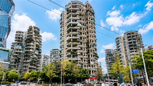 China built massive vertical forest towers across its futuristic modern mega cities