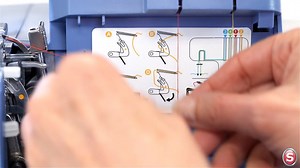 SINGER® S0230 Making the Cut Serger - Three-Thread Rolled Hem...