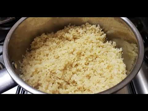 Jak ugotować kaszę bulgur / How to cook bulgur.