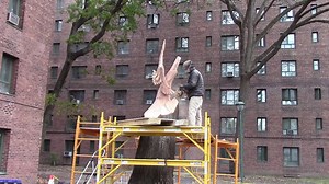 12K views · 215 reactions | Here's that time lapse video of the oak tree Jon carved in the Bronx at the Parkchester Condominium North, Thanks for watching | From the Forest Chainsaw Carving | Facebook