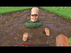 Realistic Mud vs Villager in Minecraft (how?) - Compilation