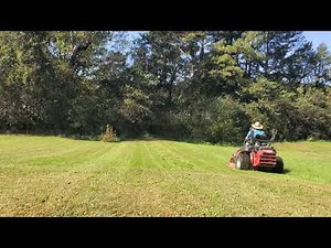 Cutting the Grass in REAL TIME with the Ferris ISX 2200 Zero Turn Lawn Mower!