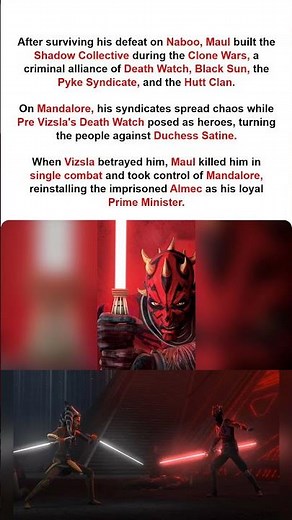 How Did Darth Maul Take the Throne of Mandalore?