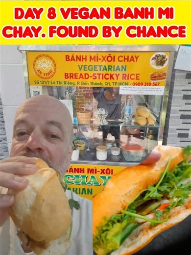 Day 8! Finding the best banh mi in Saigon. Found by chance!