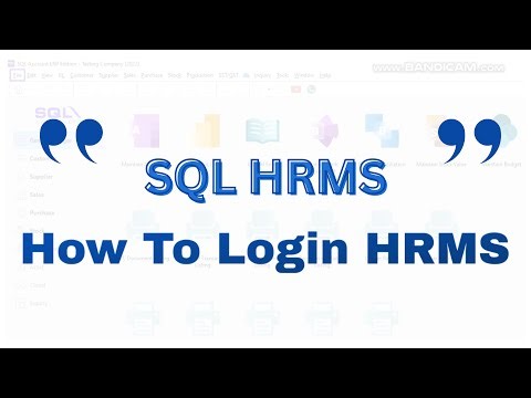 【📚SQL 学堂 • SQL HRMS How To Login HRMS】