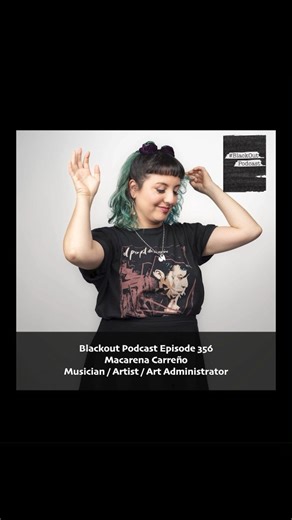BlackOut Podcast on Instagram: "Blackout Podcast Episode 356: Macarena Carreño - Musician / Artist / Art Administrator At fifteen, her first song emerged from an English class assignment, built on three chords and sung with friends. That simple moment with a guitar quietly began a path she could never leave. Born in Santiago, Chile, she was raised among films, music, and poetry, where art persistently called to her. Through mentors and fellow artists, she found stages, collaborators, and the und