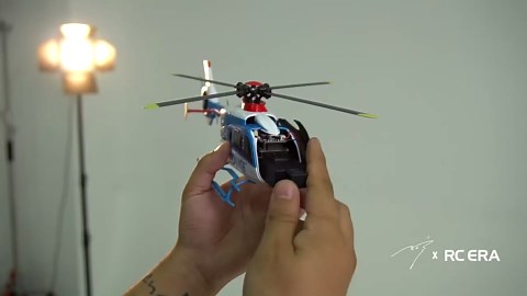 TOUCAN RC HOBBY 1/36 C123 RC Simulation Helicopter Model EC135 Single Paddle Aileron Free Airplane Dual Brushless Direct Drive 3D Aircraft
