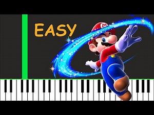 Luma | Super Mario Galaxy Games - Easy Piano Tutorial #Short