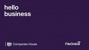 Get started with online filing. It's easy to register for our online services. Watch this video to find out how. | Companies House