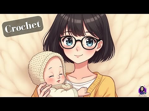 Crochet Baby Hat Tutorial – Size 0/12 months – Quick and easy (Camille Kit)